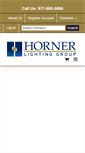 Mobile Screenshot of hornerlighting.com
